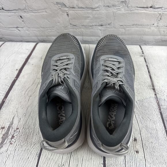 Mens Size 7 Hoka One One‎ Bondi 7 Wild Dove Grey Bondi 7 1110518WDDS - Picture 6 of 12
